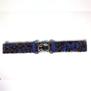 Beaded elastic waist belt size small or medium